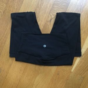 Lululemon Black Crop Align Leggings sz 2